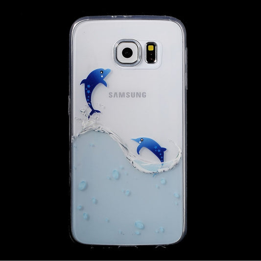 TPU Gel Case für Samsung Galaxy S6 G920 Tiere Meer Skin