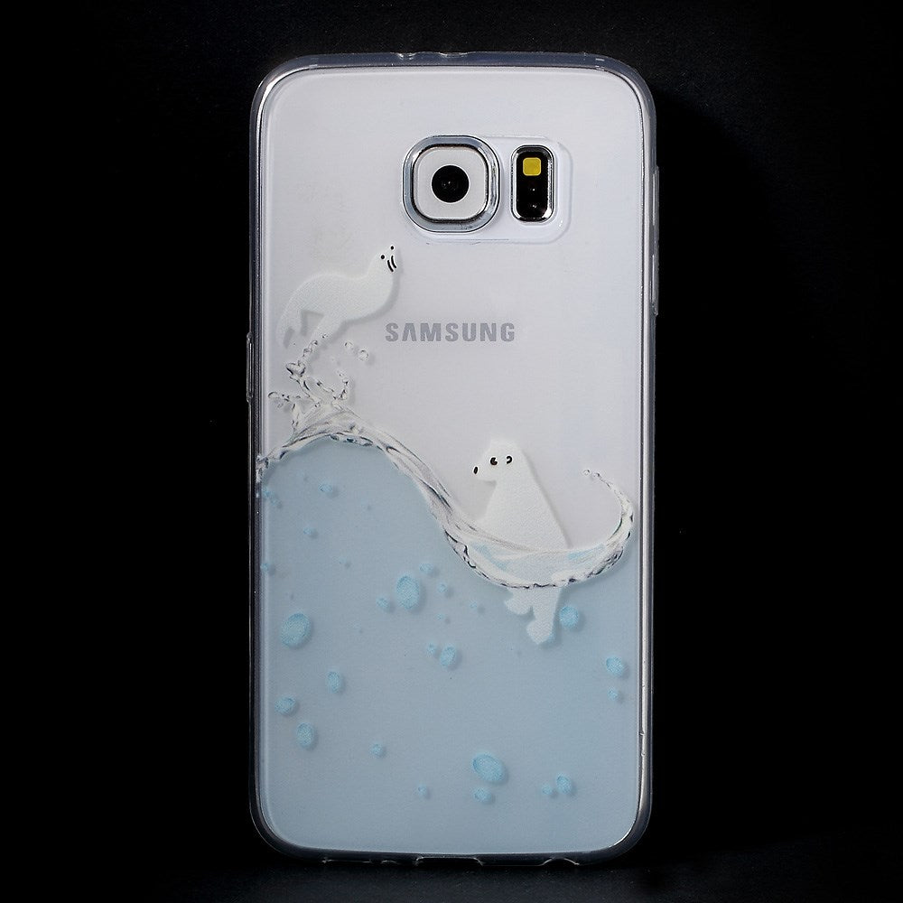 TPU Gel Case für Samsung Galaxy S6 G920 Tiere Meer Skin