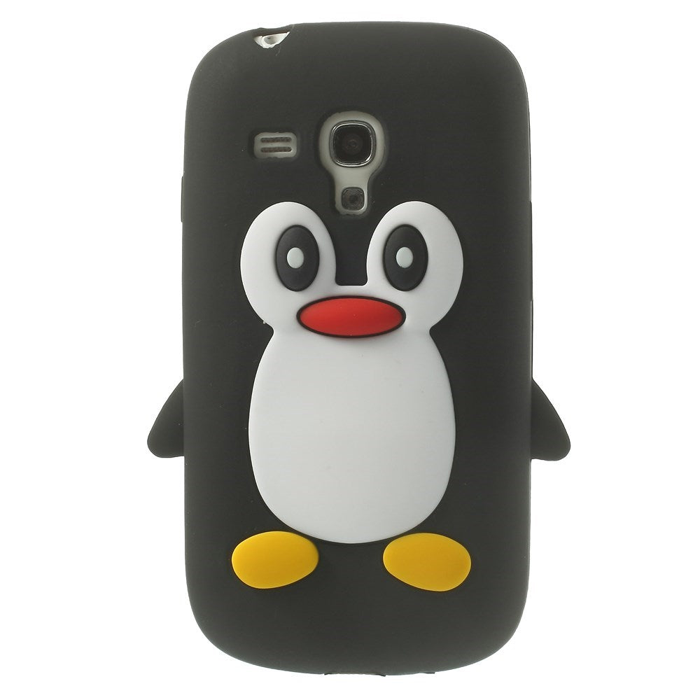 Silikon Case für Samsung Galaxy S3 Mini Soft Pinguin Cute 3D