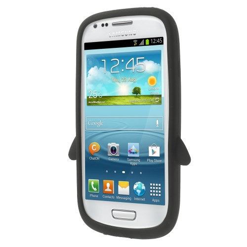 Silikon Case für Samsung Galaxy S3 Mini Soft Pinguin Cute 3D