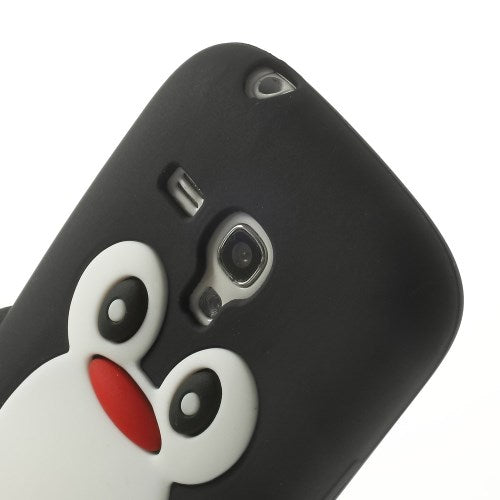Silikon Case für Samsung Galaxy S3 Mini Soft Pinguin Cute 3D