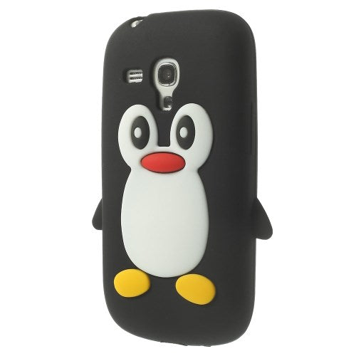 Silikon Case für Samsung Galaxy S3 Mini Soft Pinguin Cute 3D