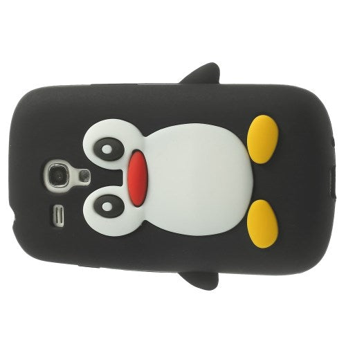 Silikon Case für Samsung Galaxy S3 Mini Soft Pinguin Cute 3D