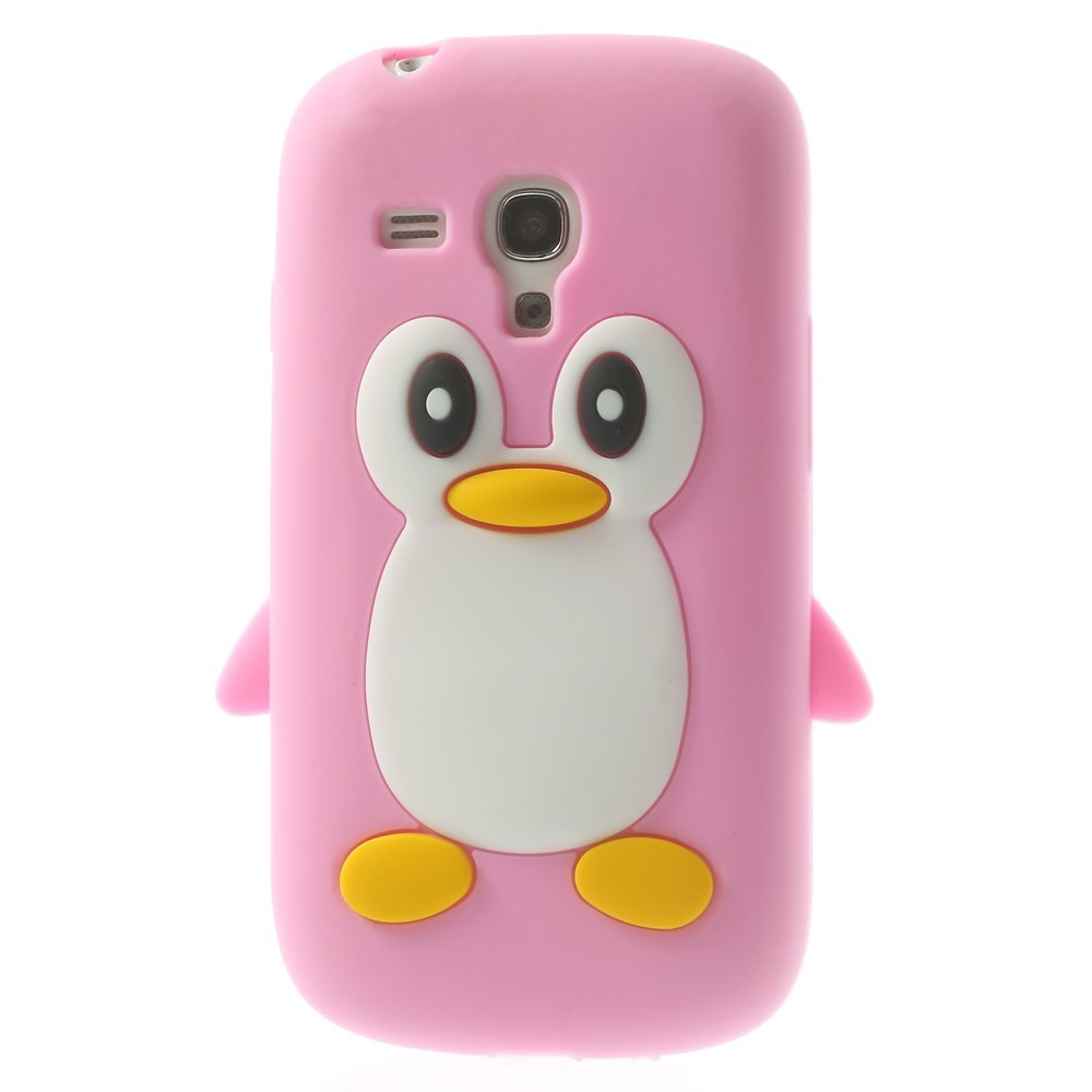 Silikon Case für Samsung Galaxy S3 Mini Soft Pinguin Cute 3D