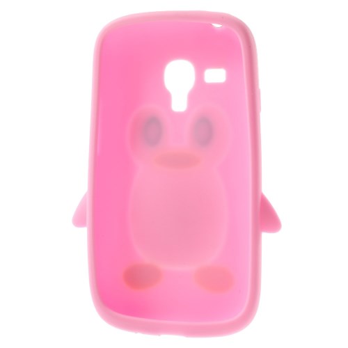 Silikon Case für Samsung Galaxy S3 Mini Soft Pinguin Cute 3D