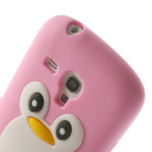 Silikon Case für Samsung Galaxy S3 Mini Soft Pinguin Cute 3D