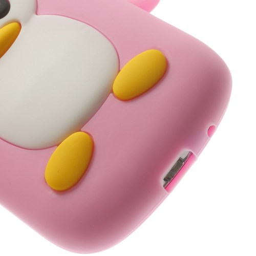 Silikon Case für Samsung Galaxy S3 Mini Soft Pinguin Cute 3D