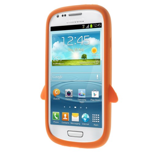 Silikon Case für Samsung Galaxy S3 Mini Soft Pinguin Cute 3D