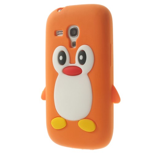 Silikon Case für Samsung Galaxy S3 Mini Soft Pinguin Cute 3D