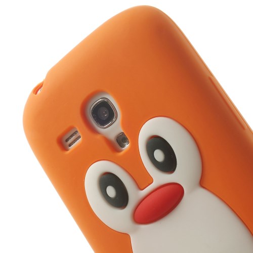 Silikon Case für Samsung Galaxy S3 Mini Soft Pinguin Cute 3D