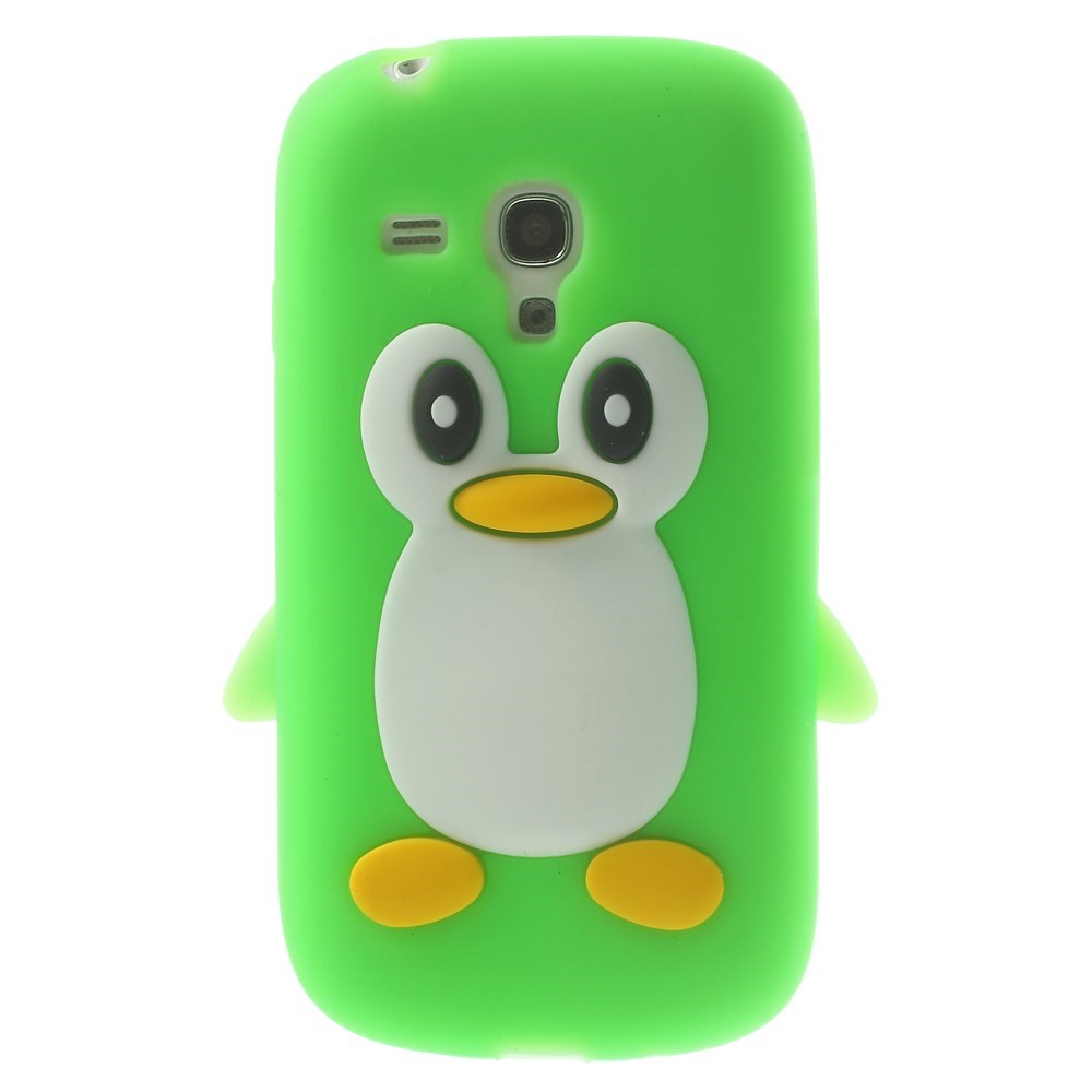 Silikon Case für Samsung Galaxy S3 Mini Soft Pinguin Cute 3D