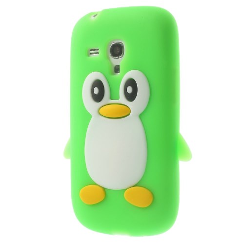 Silikon Case für Samsung Galaxy S3 Mini Soft Pinguin Cute 3D