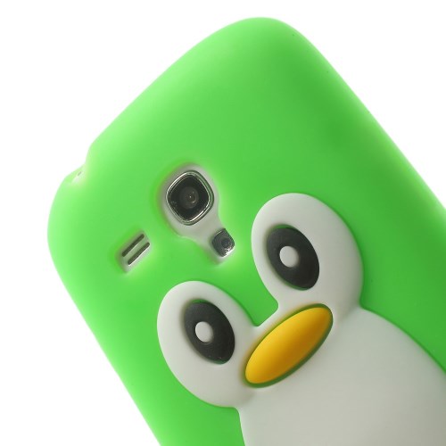 Silikon Case für Samsung Galaxy S3 Mini Soft Pinguin Cute 3D