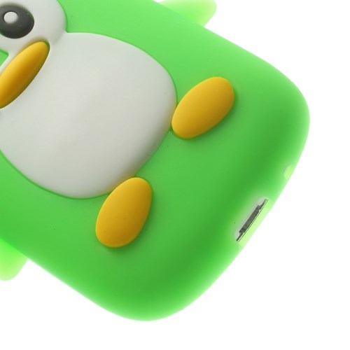 Silikon Case für Samsung Galaxy S3 Mini Soft Pinguin Cute 3D