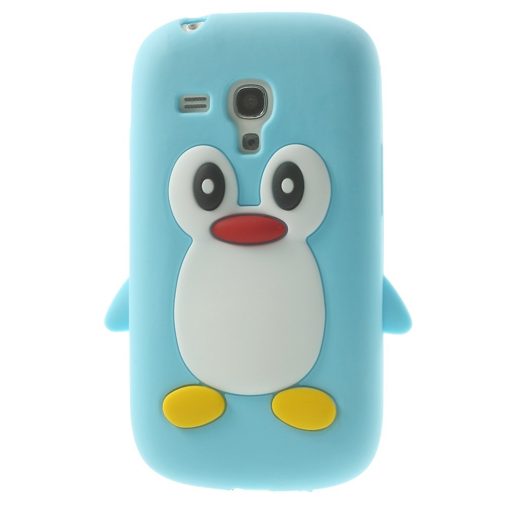 Silikon Case für Samsung Galaxy S3 Mini Soft Pinguin Cute 3D
