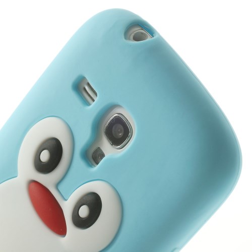 Silikon Case für Samsung Galaxy S3 Mini Soft Pinguin Cute 3D
