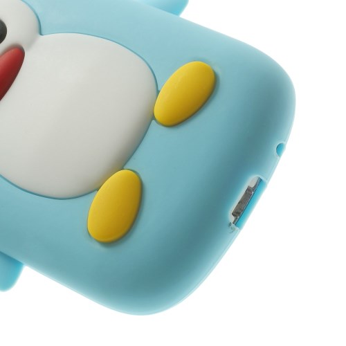 Silikon Case für Samsung Galaxy S3 Mini Soft Pinguin Cute 3D