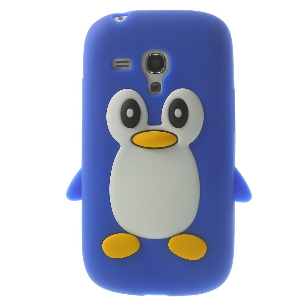 Silikon Case für Samsung Galaxy S3 Mini Soft Pinguin Cute 3D
