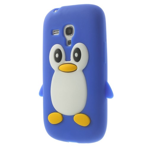 Silikon Case für Samsung Galaxy S3 Mini Soft Pinguin Cute 3D