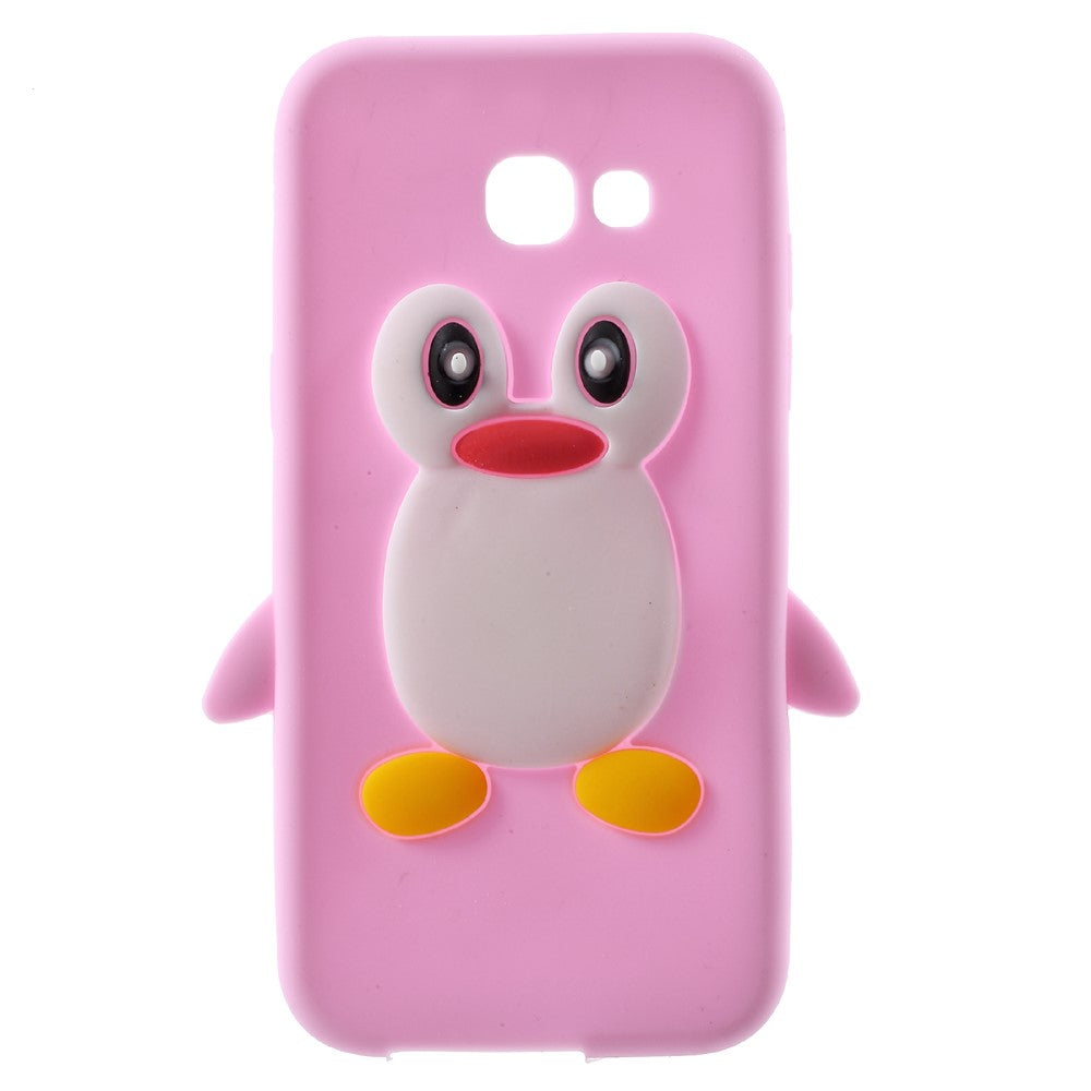 Silikon Case für Samsung Galaxy A3 A320 (2017) Soft Cute 3D Pinguin