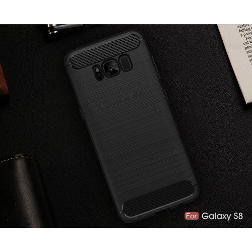 TPU Case für Samsung Galaxy S8 G950 Carbon Skin Brushed