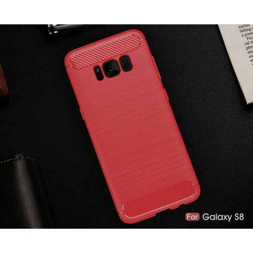 TPU Case für Samsung Galaxy S8 G950 Carbon Skin Brushed