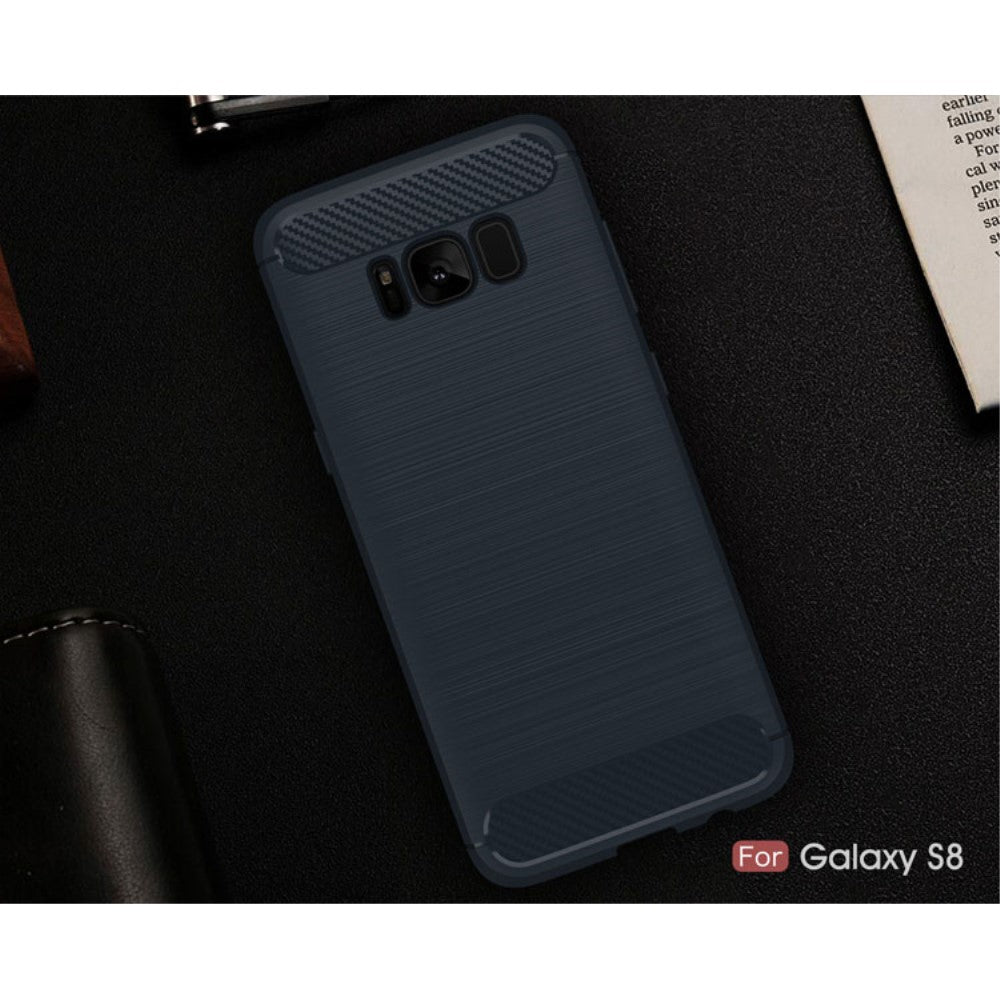 TPU Case für Samsung Galaxy S8 G950 Carbon Skin Brushed