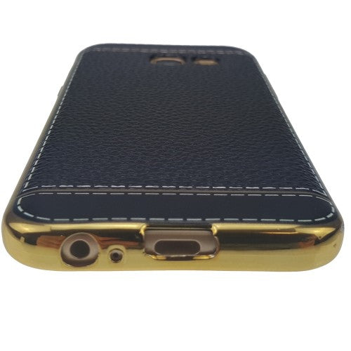 TPU Case für Samsung Galaxy A3 (2017) Litchi Textur Profil Soft Schutz Hülle