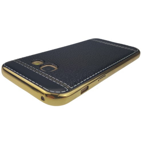 TPU Case für Samsung Galaxy A3 (2017) Litchi Textur Profil Soft Schutz Hülle