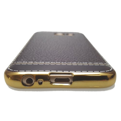 TPU Case für Samsung Galaxy A3 (2017) Litchi Textur Profil Soft Schutz Hülle