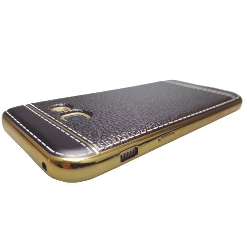 TPU Case für Samsung Galaxy A3 (2017) Litchi Textur Profil Soft Schutz Hülle