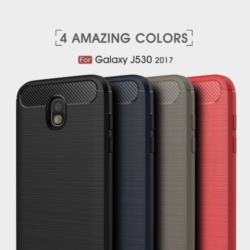 TPU Case für Samsung Galaxy J5 J530 (2017) Carbon Skin Brushed