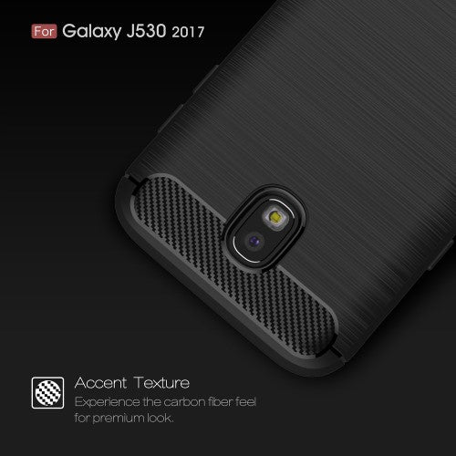 TPU Case für Samsung Galaxy J5 J530 (2017) Carbon Skin Brushed