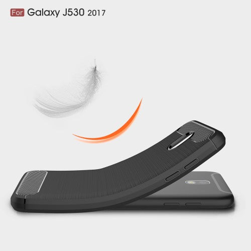 TPU Case für Samsung Galaxy J5 J530 (2017) Carbon Skin Brushed