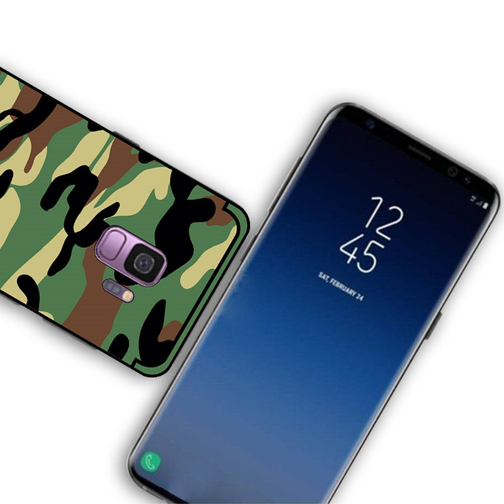 TPU Case für Samsung Galaxy S9 G960 NXE Camouflage Kickstand