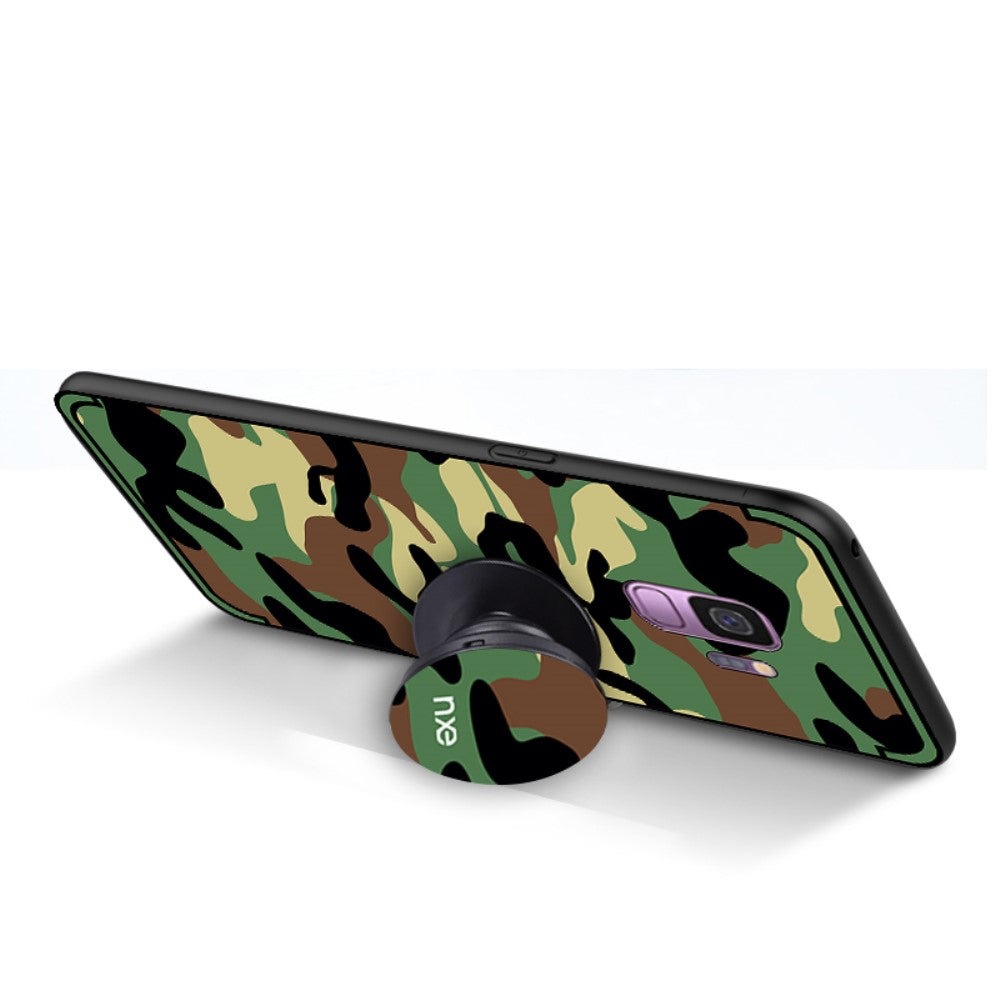 TPU Case für Samsung Galaxy S9 G960 NXE Camouflage Kickstand