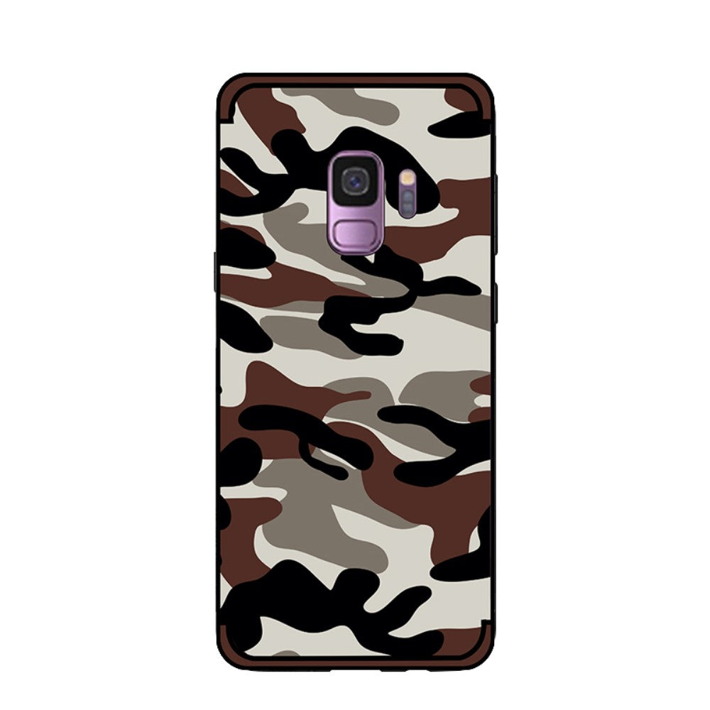 TPU Case für Samsung Galaxy S9 G960 NXE Camouflage Kickstand