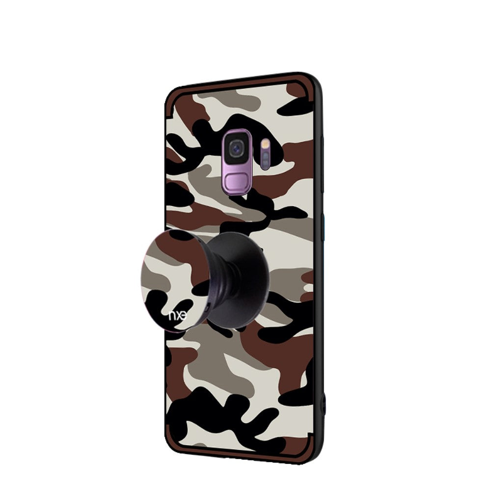 TPU Case für Samsung Galaxy S9 G960 NXE Camouflage Kickstand