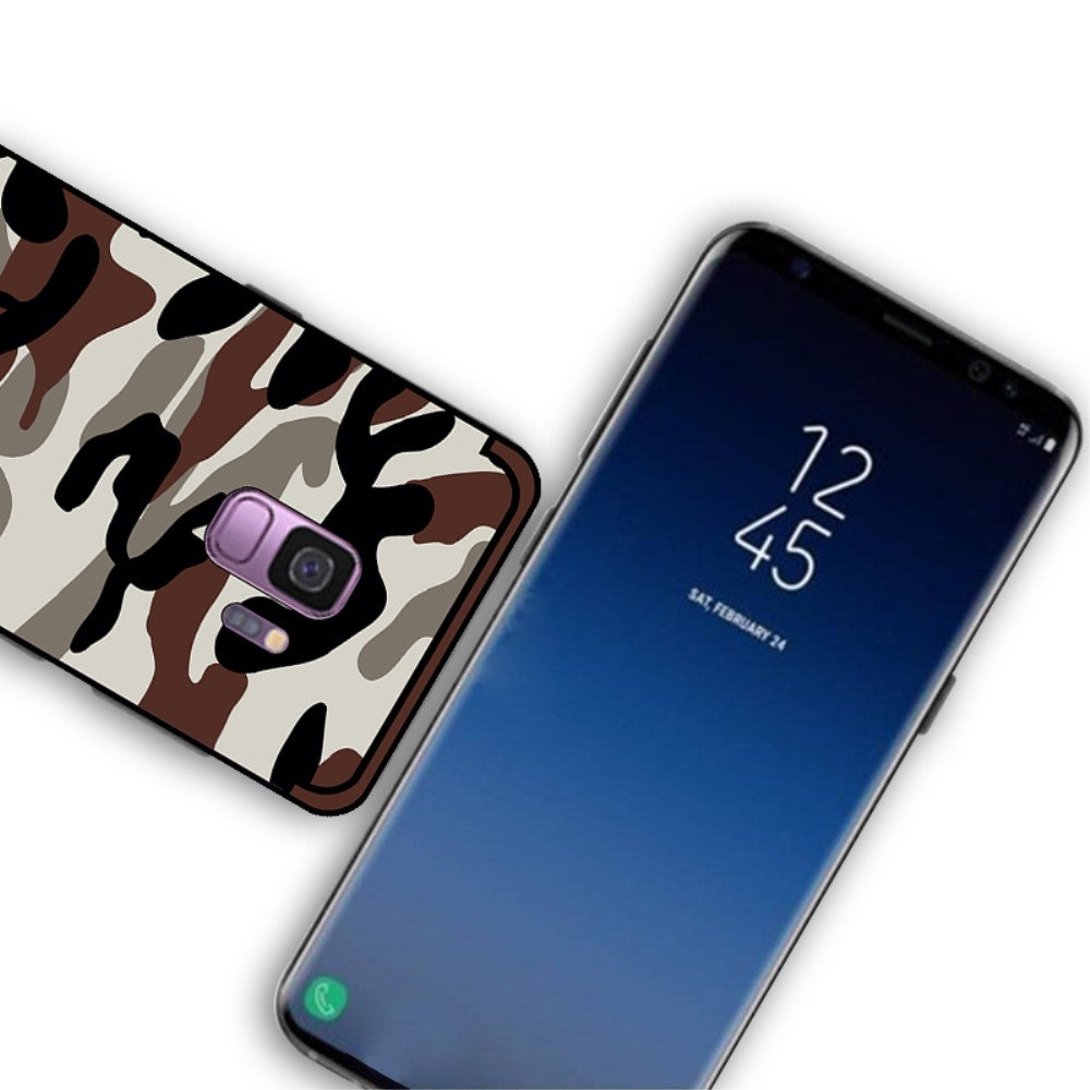 TPU Case für Samsung Galaxy S9 G960 NXE Camouflage Kickstand