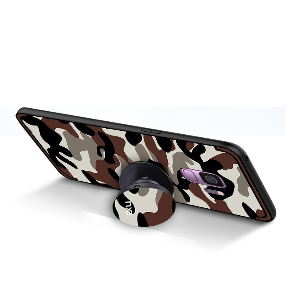 TPU Case für Samsung Galaxy S9 G960 NXE Camouflage Kickstand