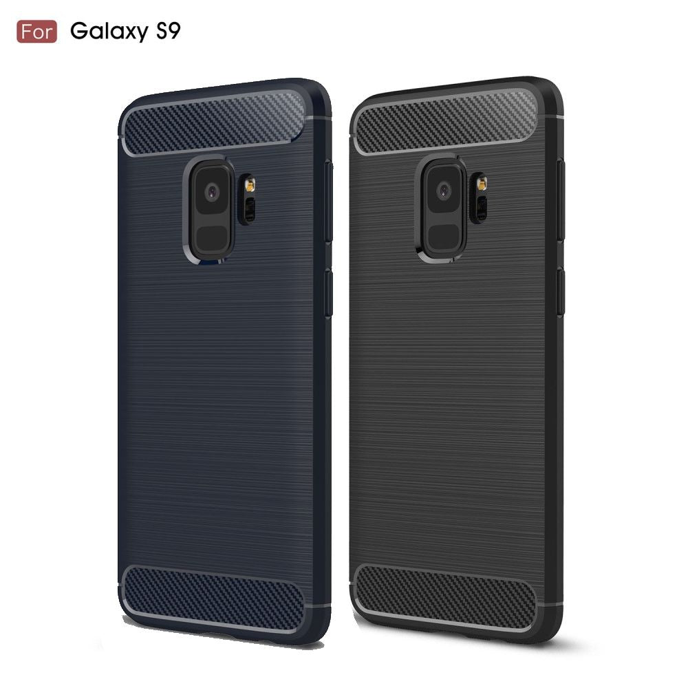 TPU Case für Samsung Galaxy S9 G960 Carbon Skin Brushed