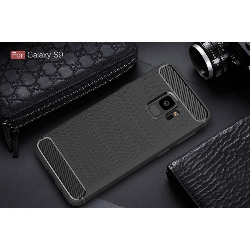 TPU Case für Samsung Galaxy S9 G960 Carbon Skin Brushed