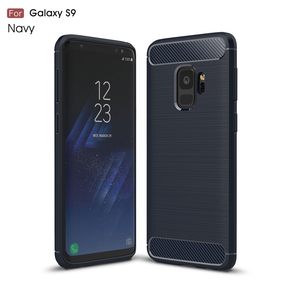 TPU Case für Samsung Galaxy S9 G960 Carbon Skin Brushed