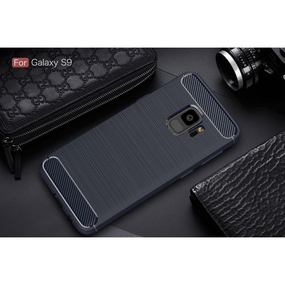 TPU Case für Samsung Galaxy S9 G960 Carbon Skin Brushed