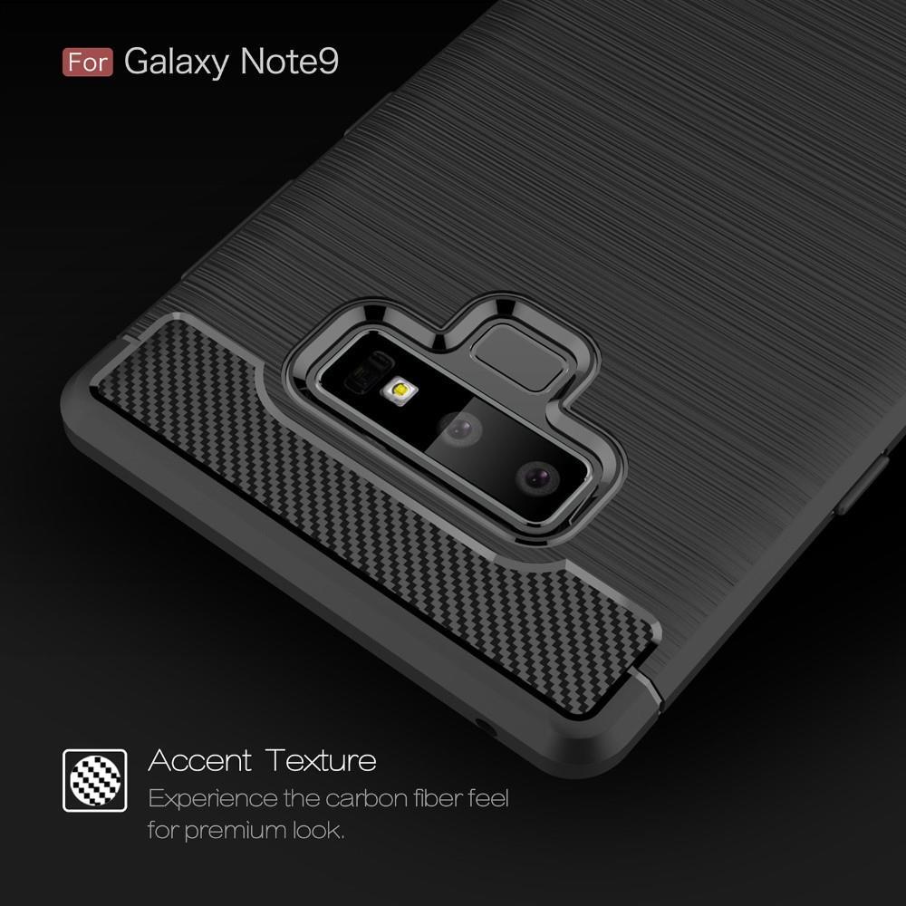 TPU Case für Samsung Galaxy Note 9 Carbon Skin Brushed