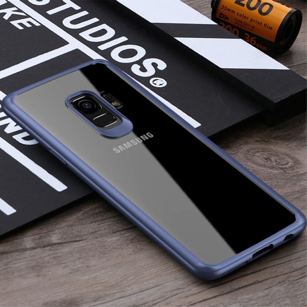 IPAKY TPU Gel Case für Samsung Galaxy S9 G960 Frame elastisch Transparent
