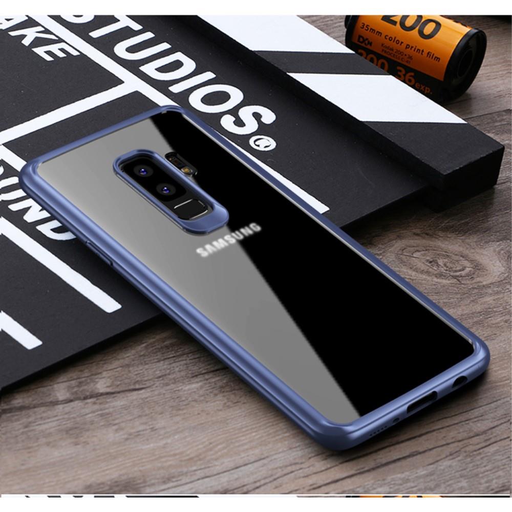 IPAKY TPU Gel Case für Samsung Galaxy S9+ G965 Frame elastisch Transparent