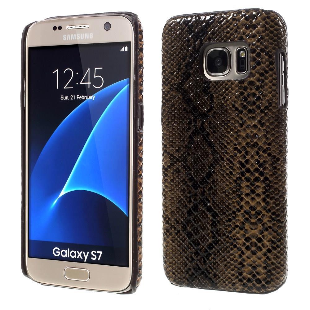 Hard Case für Samsung Galaxy S7 G930 Snake Skin Schlange Muster