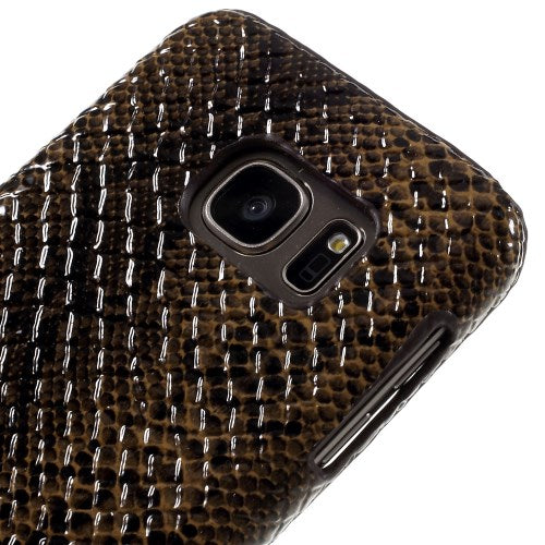 Hard Case für Samsung Galaxy S7 G930 Snake Skin Schlange Muster