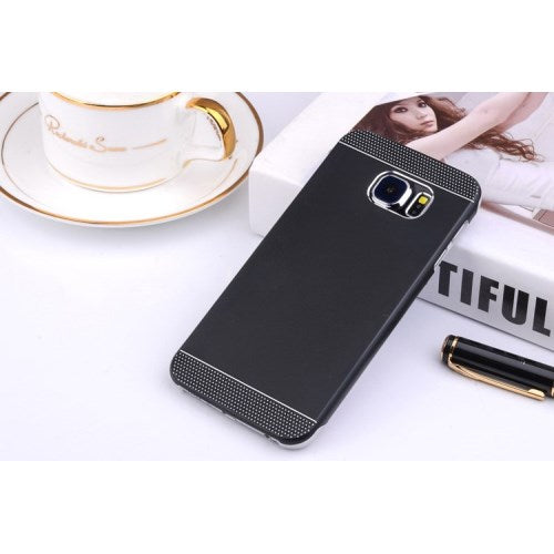 Hard Case für Samsung Galaxy S6 G920 Metal Hybrid Shell Dots